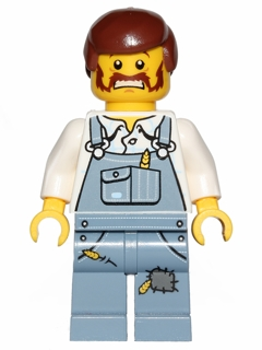 LEGO Minifigure-Alien Conquest Farmer-Space / Alien Conquest-AC007-Creative Brick Builders